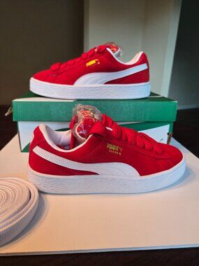 Puma Suede XL Red – Brand New in Box Women's 6 / Men's 5